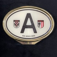 Plastik Gold Çerçeveli Bayraklı A Gold